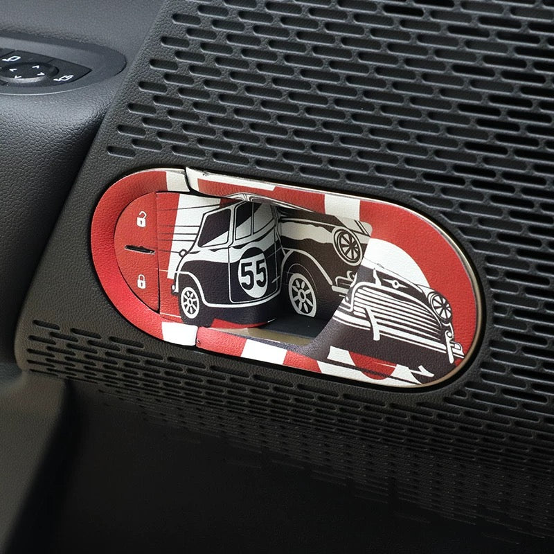 thumbnail image 2 of Cupeez Mini Cooper British Flag Door Handle Paint Scratch Guards - Union Jack Design, USA Made 2 of 6