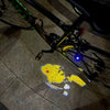Animated USB Rechargeable Bike Motorcycle bicycle LED Lights Projector Pikachu Gift