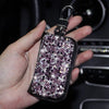 Bedazzled Car Key Holder Bag Case with Bling Rhinestones