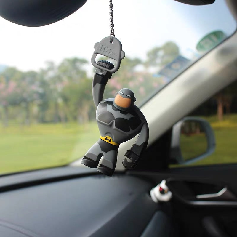 Batman Inspired Superhero Car Mirror Hanging Pendant Charm