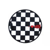 Cup Coaster Jack Union Bulldog Checkers -  Fits Mini and other vehicles