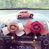Camellia Flower and Bow - Air Vent Bling Decoration - Carsoda - 2