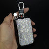 Bedazzled Car Key Holder Bag Case with Bling Rhinestones