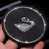 Bling Cup and Gap Coaster with Swan (1 pair)
