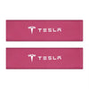 Tesla Logo Seat Belt Cover Long Padding Cushion Model X/S/3 (2x)