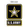 US ARMY 3D metal Chrome Emblem Badge Decal
