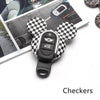 Mini Cooper Mickey Minnie Mouse Inspired Key Fob Cover Case Protector Jack Union Checkers