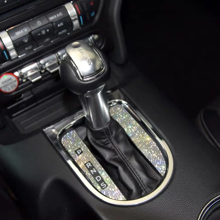 gear sticker for car Ford Mustang Bling Gear Shift Knob Rhinestone Decal Sticker