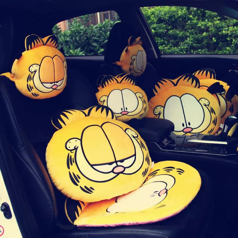 Garfield Car Plush Headrest Pillow