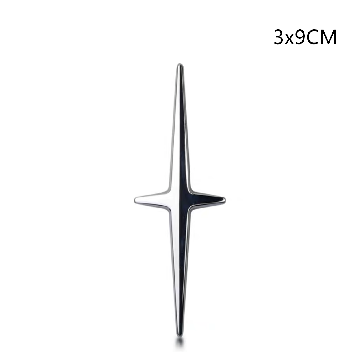 Lincoln Navigator MKC MKZ MKX 3D metal Chrome Emblem Side Badge Cross