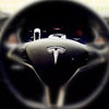 Bling Tesla Emblem for Steering Wheel LOGO Sticker Decal Model S X 3 Y