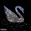 Bling Emblem Sticker Swan, Lizard, Snowflake Butterfly for DIY decals