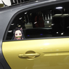 8 pcs Anime Car Decal - Demon slayer Peeking Peeker cartoon automotive window suitcase sticker 6''