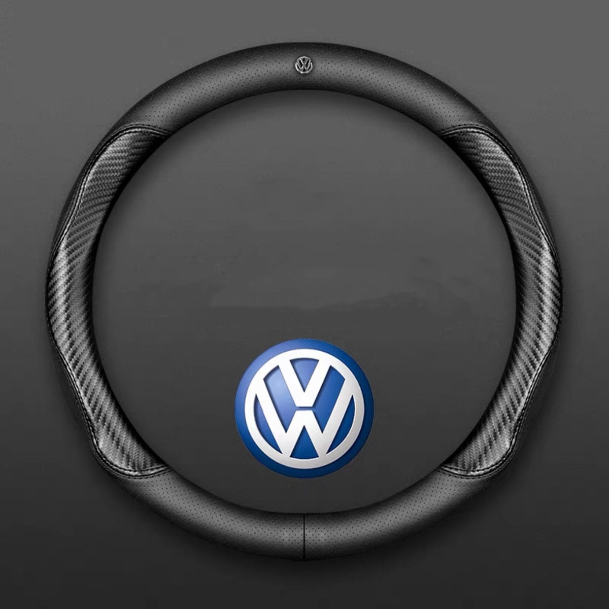 Carbon Fiber and Leather Steering wheel cover for VW Volkswagen – Carsoda