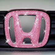 Pink Bling Rhinestones Honda Emblem Decal