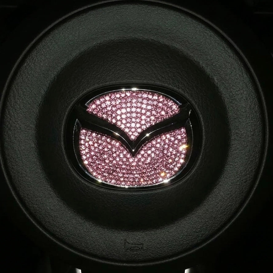 Pink Bling Mazda Decal