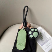 Avocado Green Leather Key Fob Cover for BMW MINI Cooper 