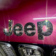 Black Bling Rhinestone JEEP Decal