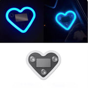 Car Window Neon Heart Ambient Light