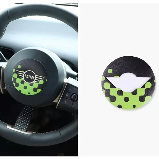 New BMW Mini steering wheel decal