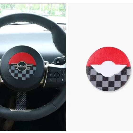 New BMW Mini steering wheel decal