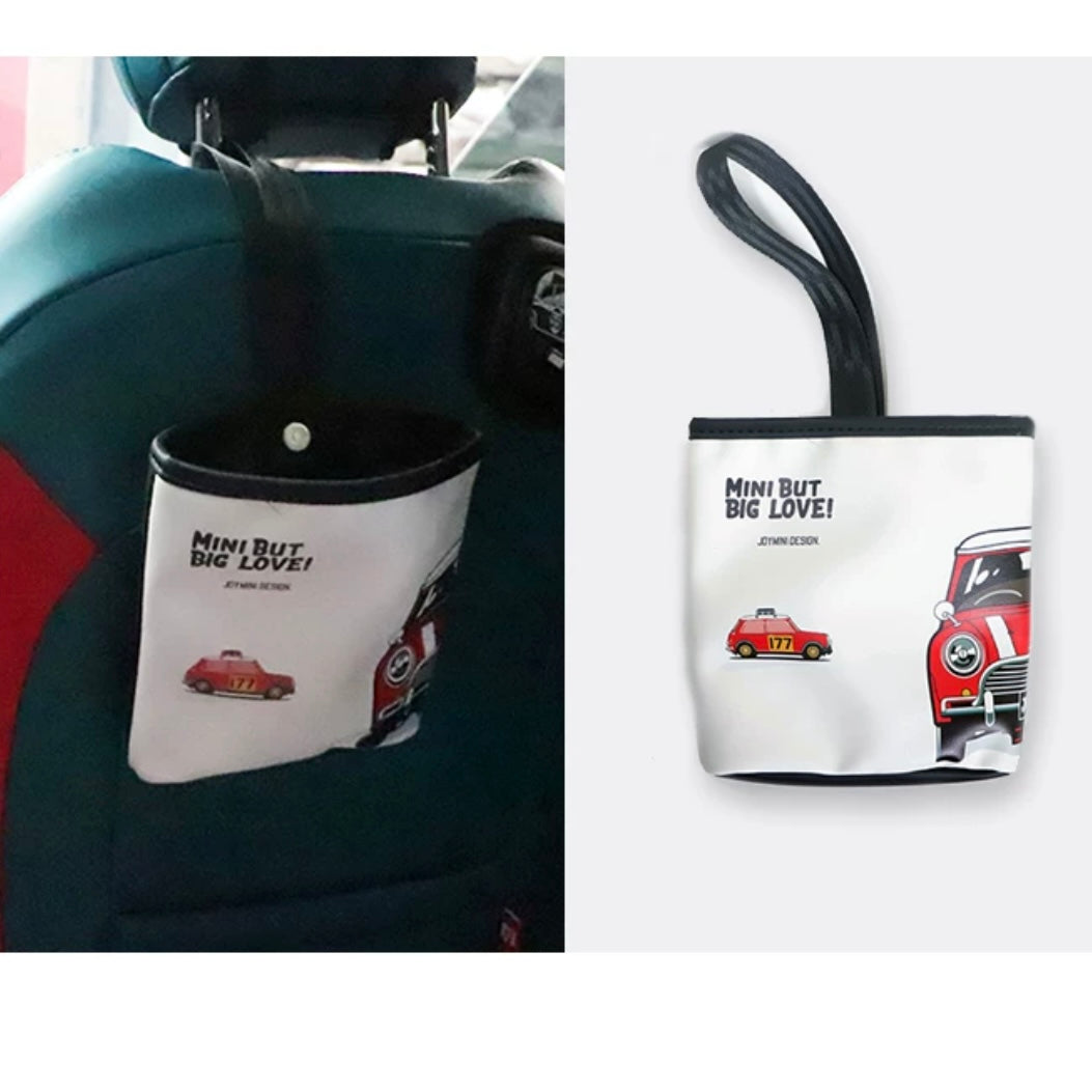 Gear Shift or Seat Back Hanging Bag Trash Holder for MINI COOPER