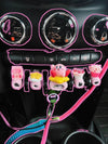 Cute Anime Cartoon Car Accessories - BMW Mini Cooper Countryman Center Console AC Control Roof Lighting Buttons Ring Decorations