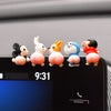 Car Dashboard Cute Cartoon Small Figures Miniature Car Decoration (5x)
