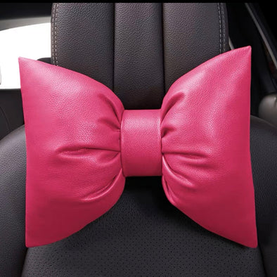 Barbie Hot Pink Bow Shaped Headrest Pillow
