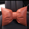 Bow Shaped Headrest Pillow (1 pc) --11 different color leather