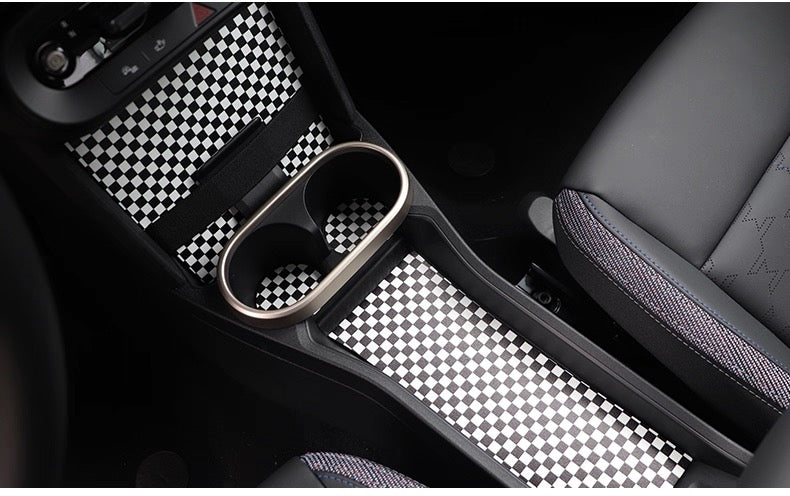 Custom Leather Cup Holder and Storage Mats for BMW Mini F66 F65 F67