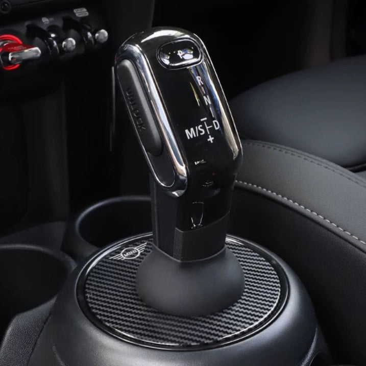 MINI Cooper Gear Shift Dust Cover Trim – Custom Interior Shifter Sleeve Decoration