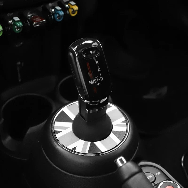 MINI Cooper Gear Shift Dust Cover Trim – Custom Interior Shifter Sleeve Decoration