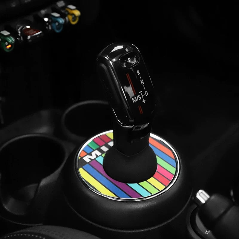 MINI Cooper Gear Shift Dust Cover Trim – Custom Interior Shifter Sleeve Decoration