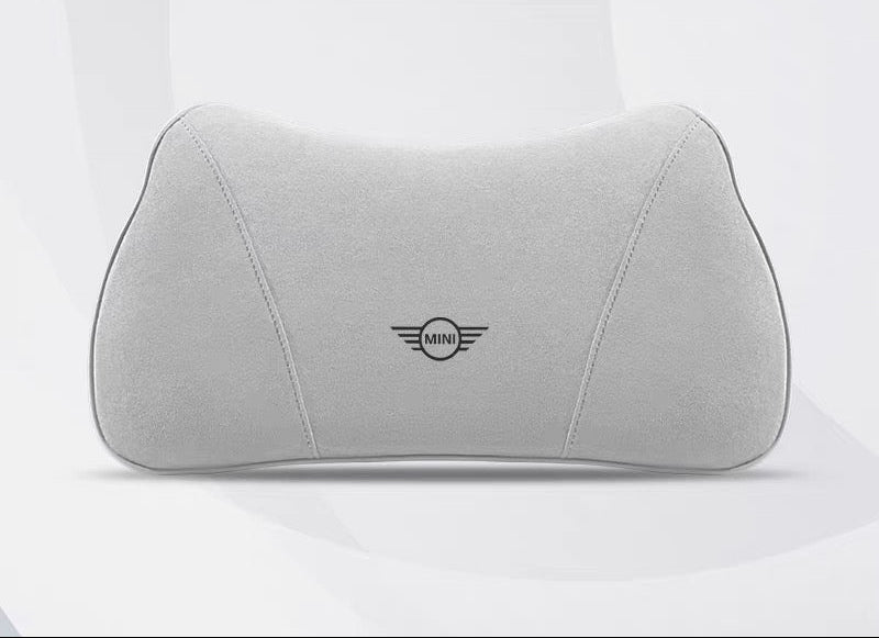 Suede touch first-class waist pillow MINI Cooper Countryman in white