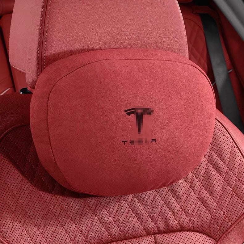 Tesla First-Class Neck Pillow, Suede Touch, Cloud-Soft Support, 4 Colors