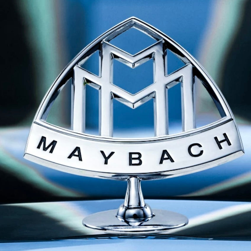 Maybach Rear Logo MAYBACH Metal Chrome Emblem Front Rear Side Badge S600 GLS600 AMG Deca ...
