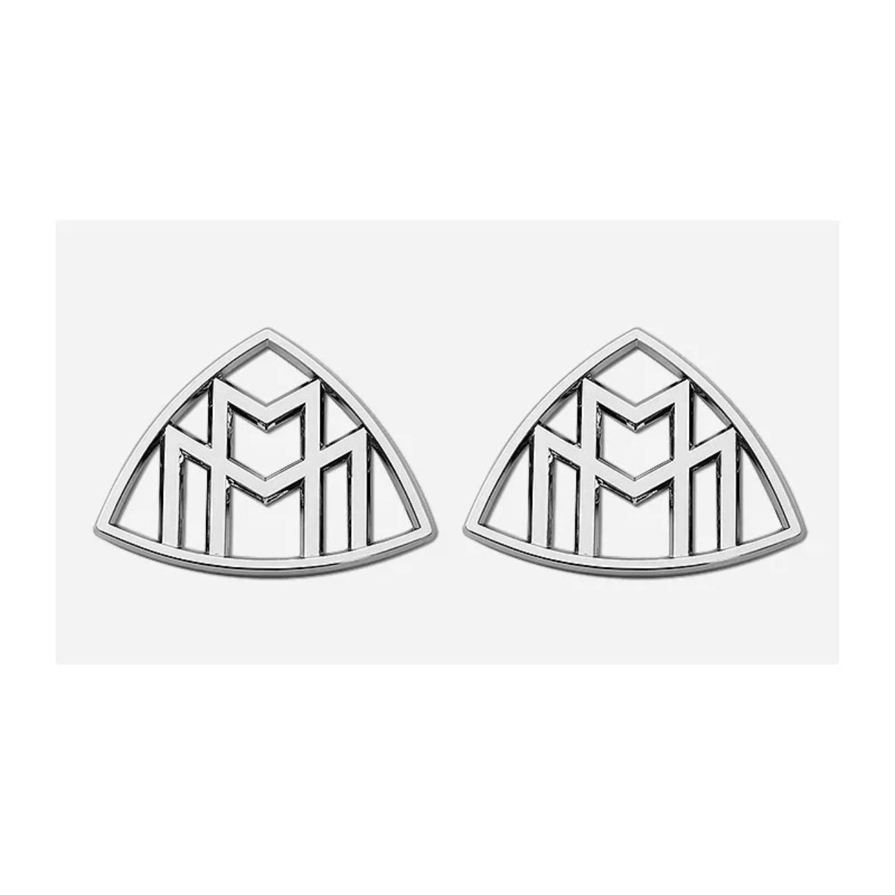 Maybach Rear Logo MAYBACH Metal Chrome Emblem Front Rear Side Badge S600 GLS600 AMG Deca ...