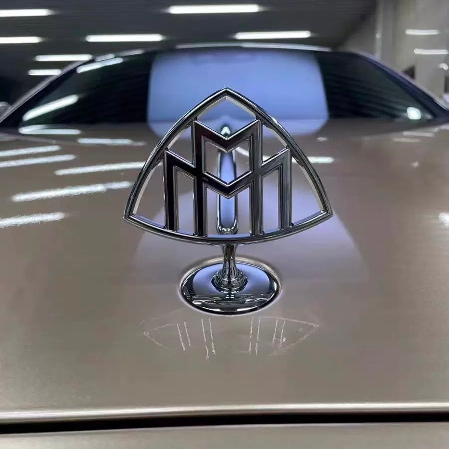 Maybach Rear Logo MAYBACH Metal Chrome Emblem Front Rear Side Badge S600 GLS600 AMG Deca ...