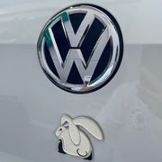 Evil Rabbit Metal Car Emblem for VW Golf GTI Rabbit – 3D Metal Bunny Badge Sticker