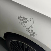 Sparkling Crystal Flower Car Bling Decal