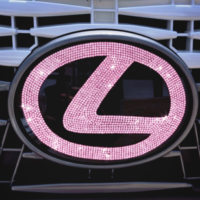 Pink Bling Lexus Emblem Decals