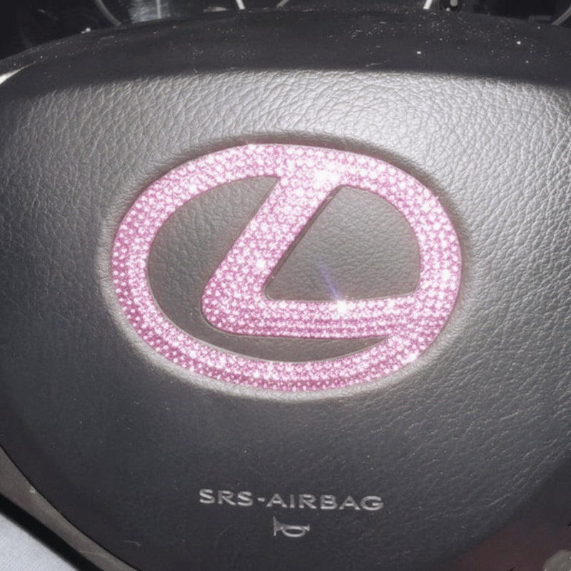 Pink Bling Lexus Emblem Decals