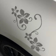 Sparkling Crystal Flower Car Bling Decal