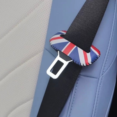 Leather Seat Belt Buckle Protector for Mini Cooper