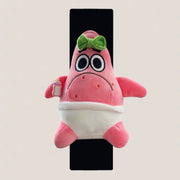 Funny Emo Patrick Star Plush Seat Belt Cover