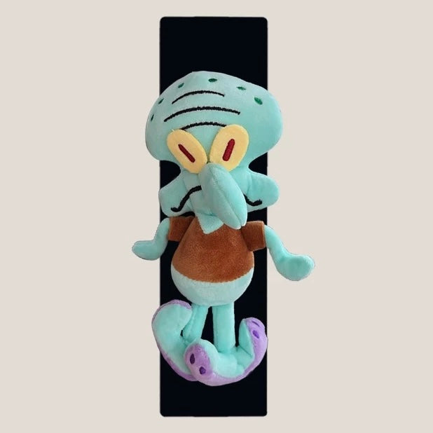 Funny Squidward Plush Seat Belt Cover