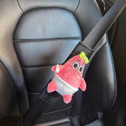 Funny Emo Patrick Star Plush Seat Belt Cover