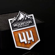Premium Metal Mountain 4x4 Off-Road Emblem