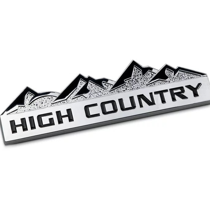 Premium Metal Mountain 4x4 Off-Road Emblem